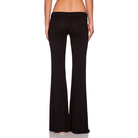 Michael Lauren Black Flared Pants - Picture 3 of 6